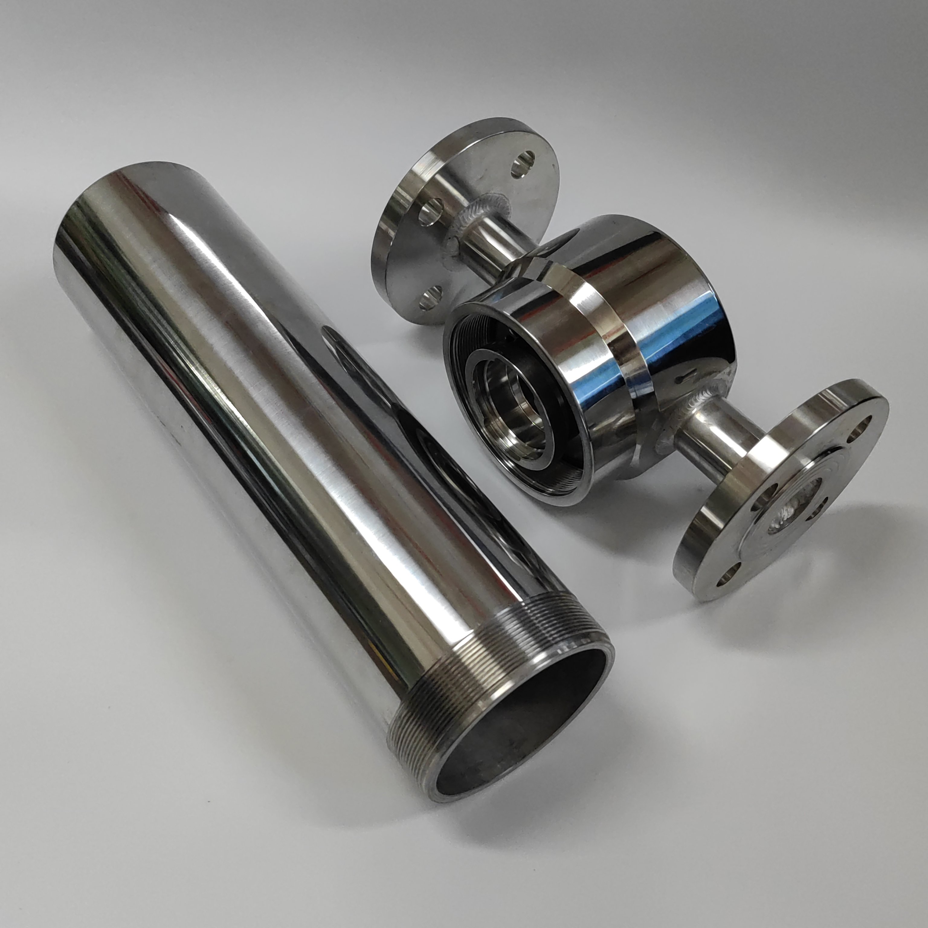 0.1 0.2 Micron Quick Open Straight Flow Inline Stainless Steel Air Filter with Clamp Connection 5/10/20/30 Inch