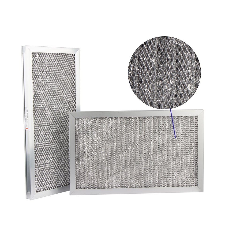 Customized Size Flat Great Micro Sieve Mesh Filter Fold Primari Plane Reusable Aluminum Air Filtration