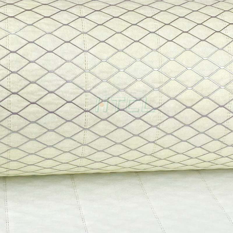 HVAC Synthetic Fiber Material Ventilation Pre-filter Laminated Mesh Air Filter Media Roll