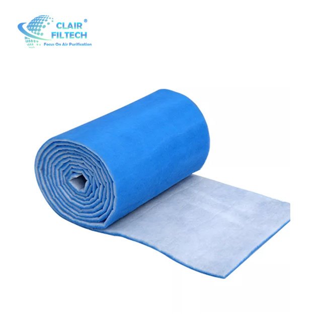 Air Pre Filter With Glue Air Filter Material Roll Porosity High Roll Filter for Air Conditioning