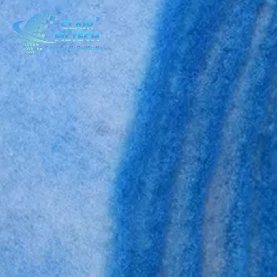 Air Pre Filter With Glue Air Filter Material Roll Porosity High Roll Filter for Air Conditioning