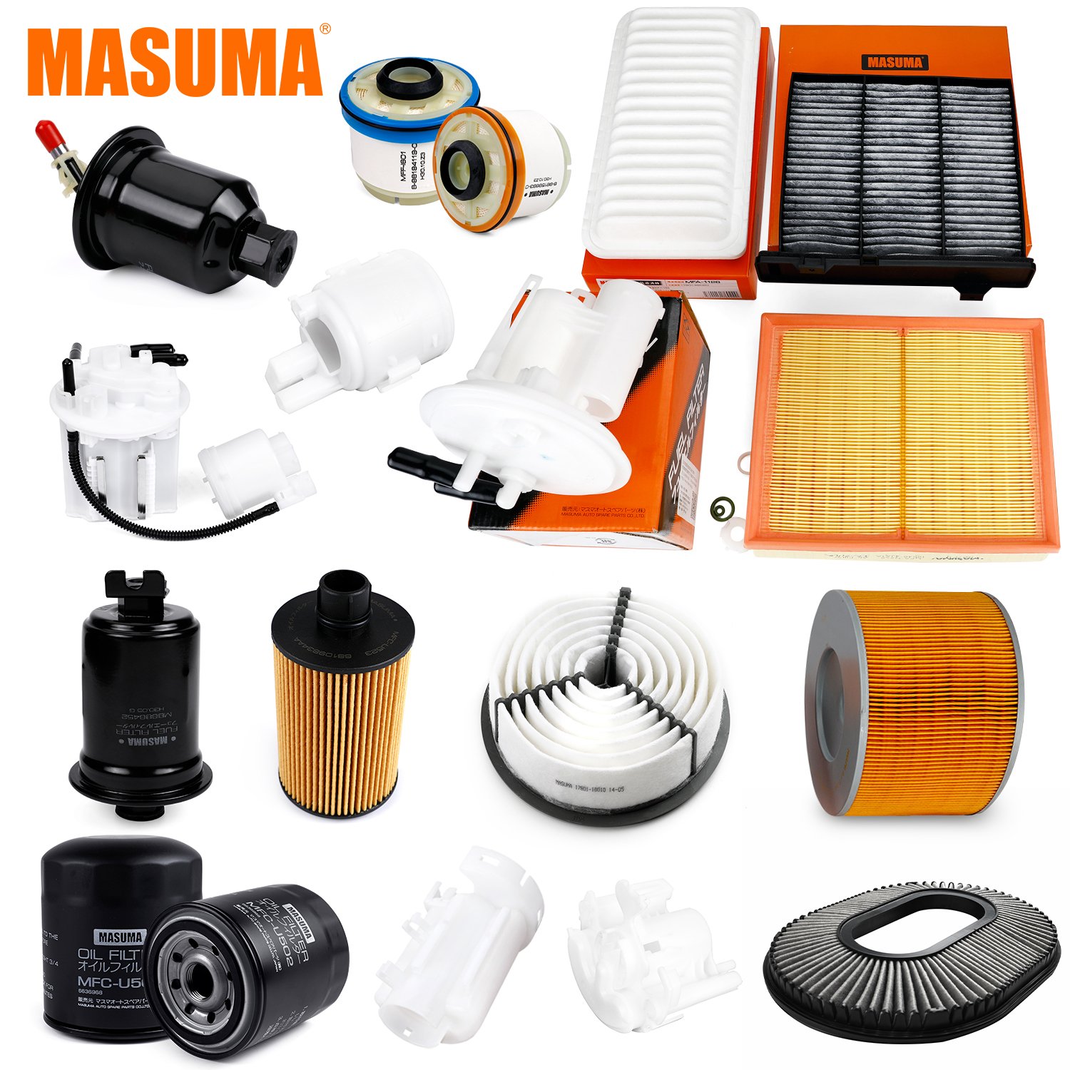 MFA-1049 MASUMA Auto Chassis Parts Air Filter 16546AA090 16546-AA090 16546AA120 for SUBARU