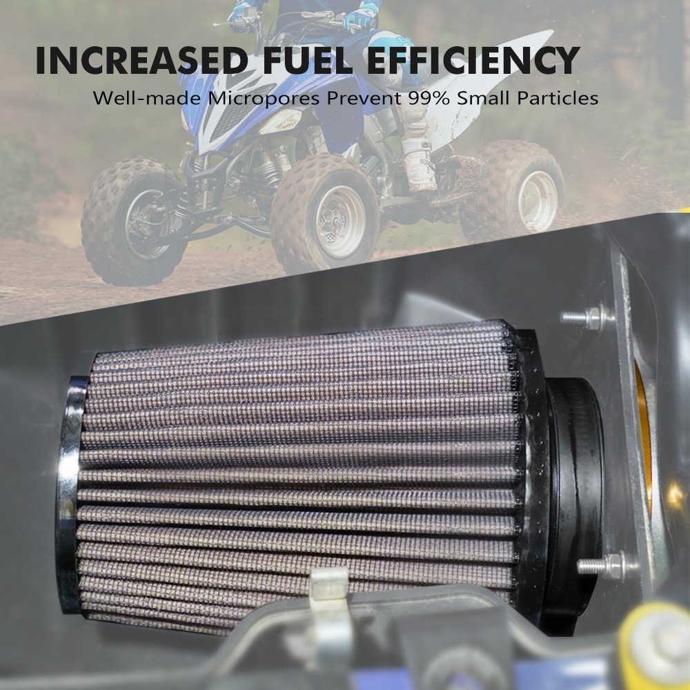 NiceCNC Air Filter Intake W/Holder Adapter Kit for Yamaha Raptor YFM 700 700R 2006-2015 2016-2023 2024