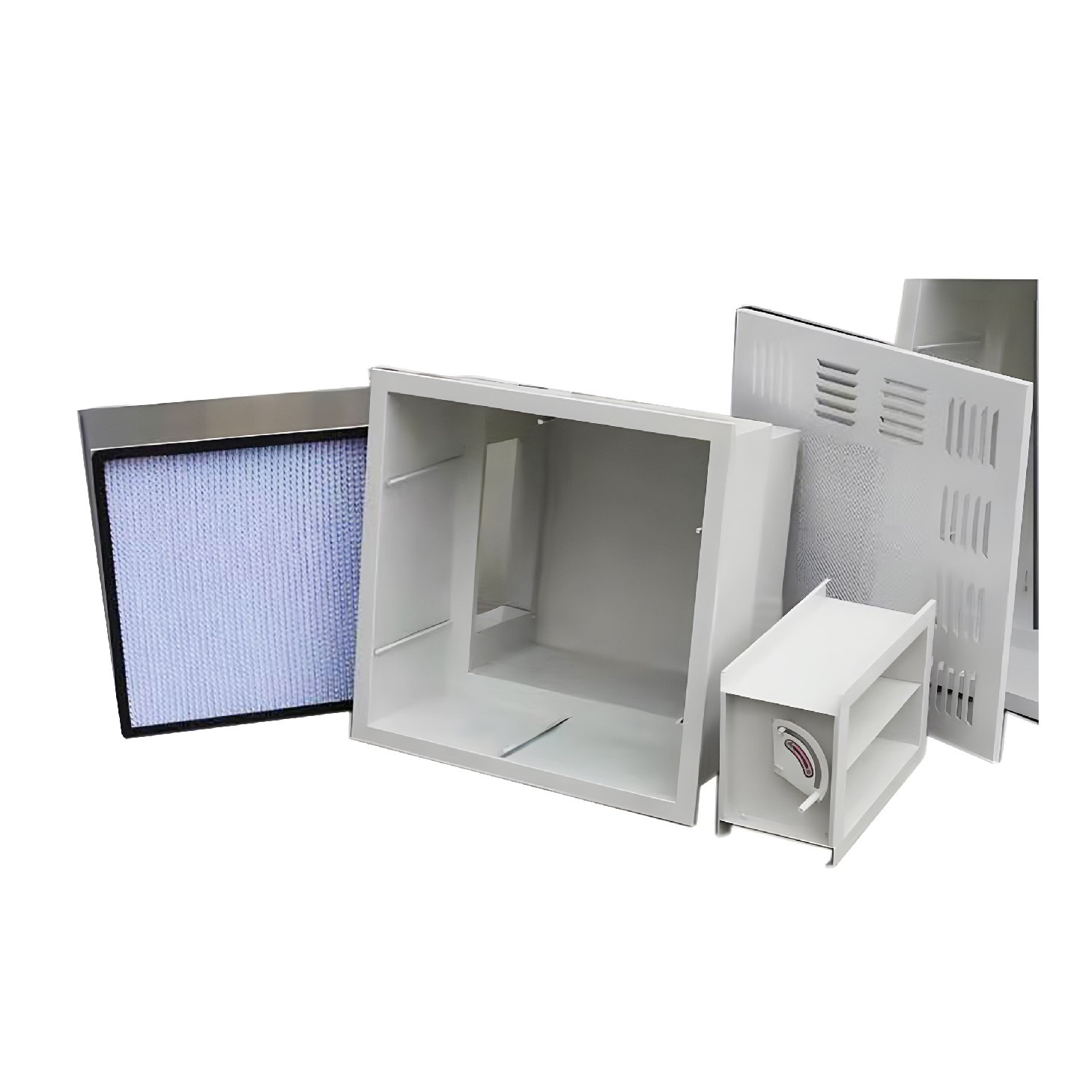 High Efficiency air Supply Outlet Four Piece Set of High-efficiency air Supply Outlet Cleanroom Filter Screen Hepa Box