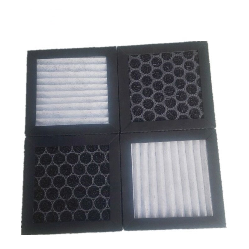 Industrial Air Filters With Odor Removal Activated Carbon Filter and Hepa Filter for Air Purifier
