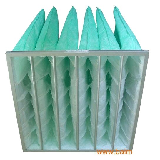 Medium Efficiency Pocket Type air Filter For HVAC Bag Filter