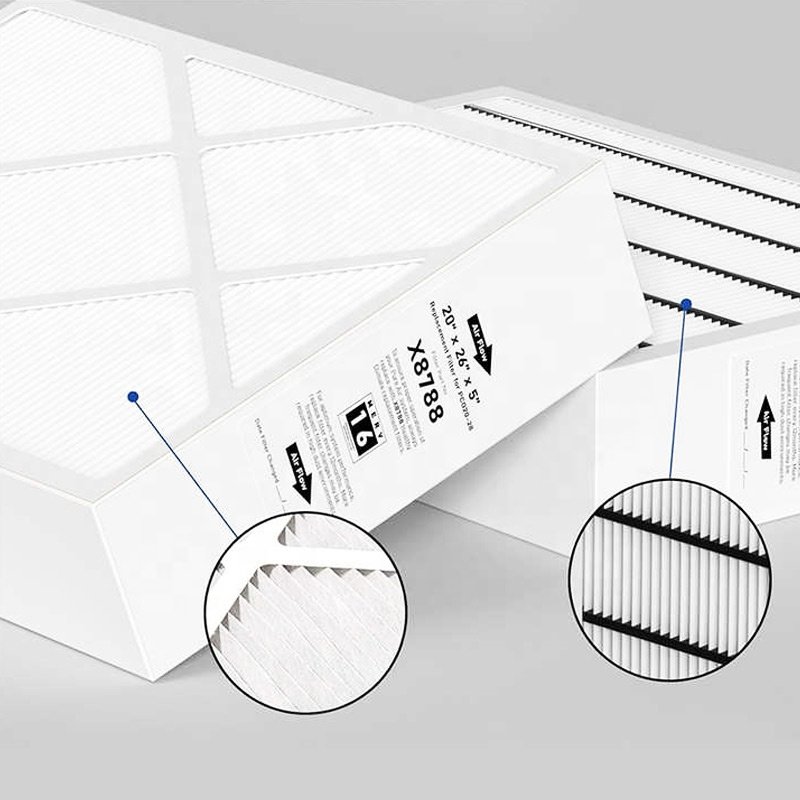 air Filter Factory Customized Compatible With Lennox Healthy Climate X8788 MERV 16 HEPA air Filter Manufacturer