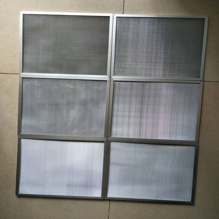 Custom Primary Metal Mesh Filter Stainless Steel Fume Oil Filter for Central Air Conditioner Range Hood Honeycomb Grease Filters