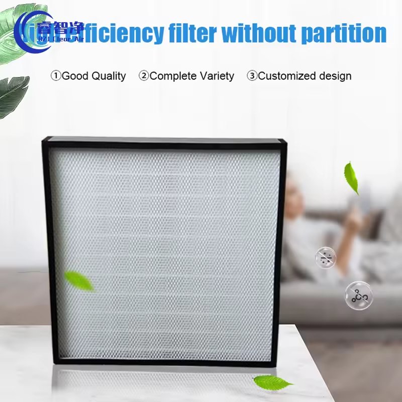 Best Price Hepa Air Filter Industrial Use Air Cleaning System Filter Replacement Galvanized Frame Hepa Air Filter