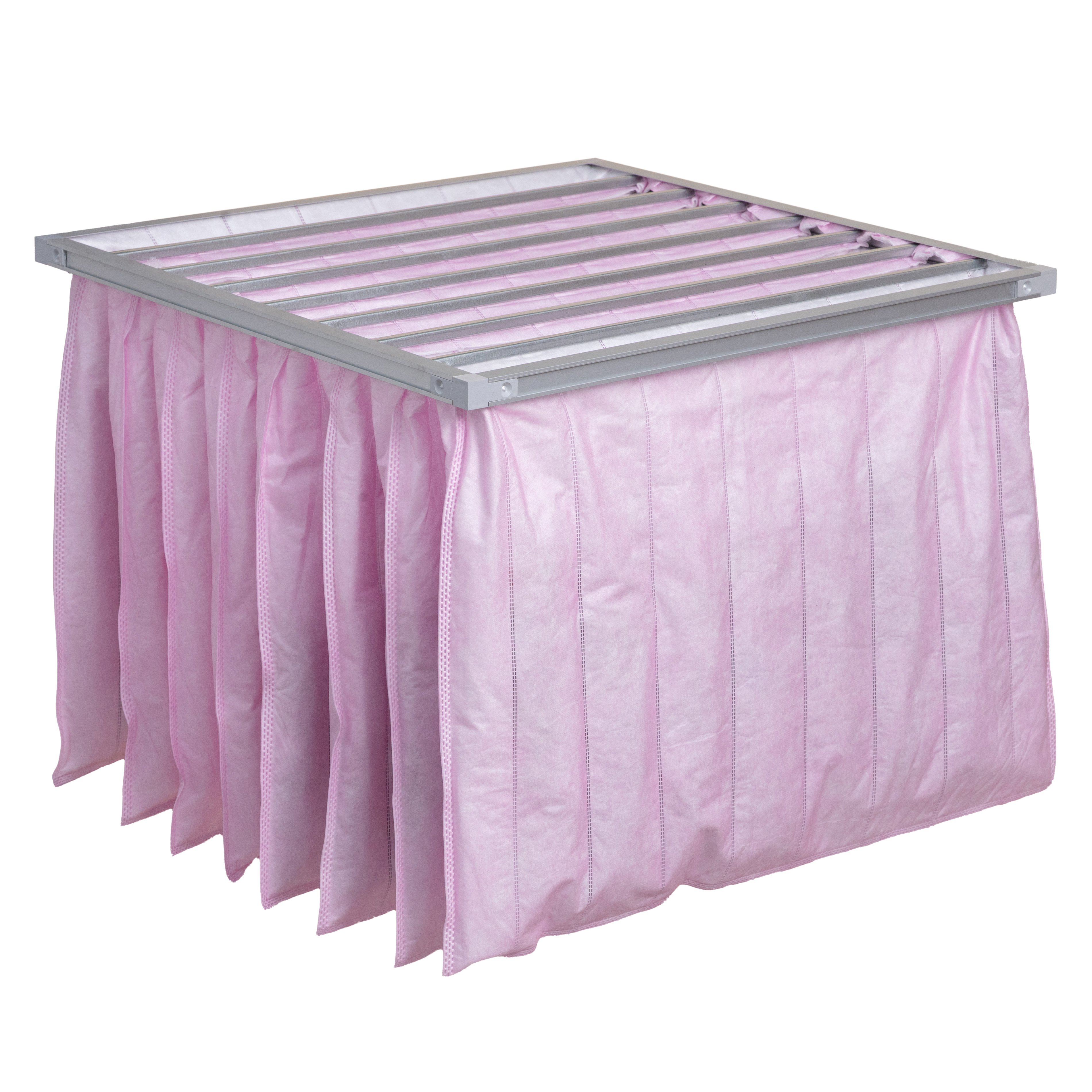 F7 Pocket Filter 595x595x535 8P Synthetic Fiber HVAC Pocket Air Filter for Home Restaurant and Construction Industries