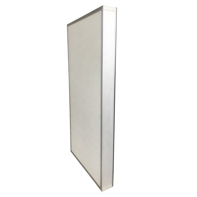 Mini Pleat Air Filter HEPA ULPA 1220 X 610 X 70mm for Hospital and Cleanroom