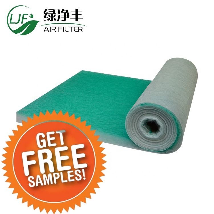 Glass Fiber Paint Arrestor Filter for Powder Coating Spray Booth Fiberglass Paint Arrestor