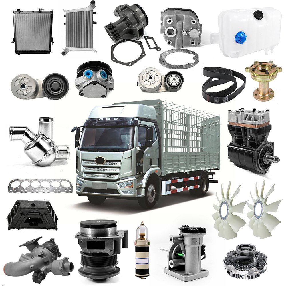Factory Price Truck Engine Parts for JAC Heavy Dump Truck New Diesel Spare Parts Air Filter Fan Belt Thermostat Over 1500 Items