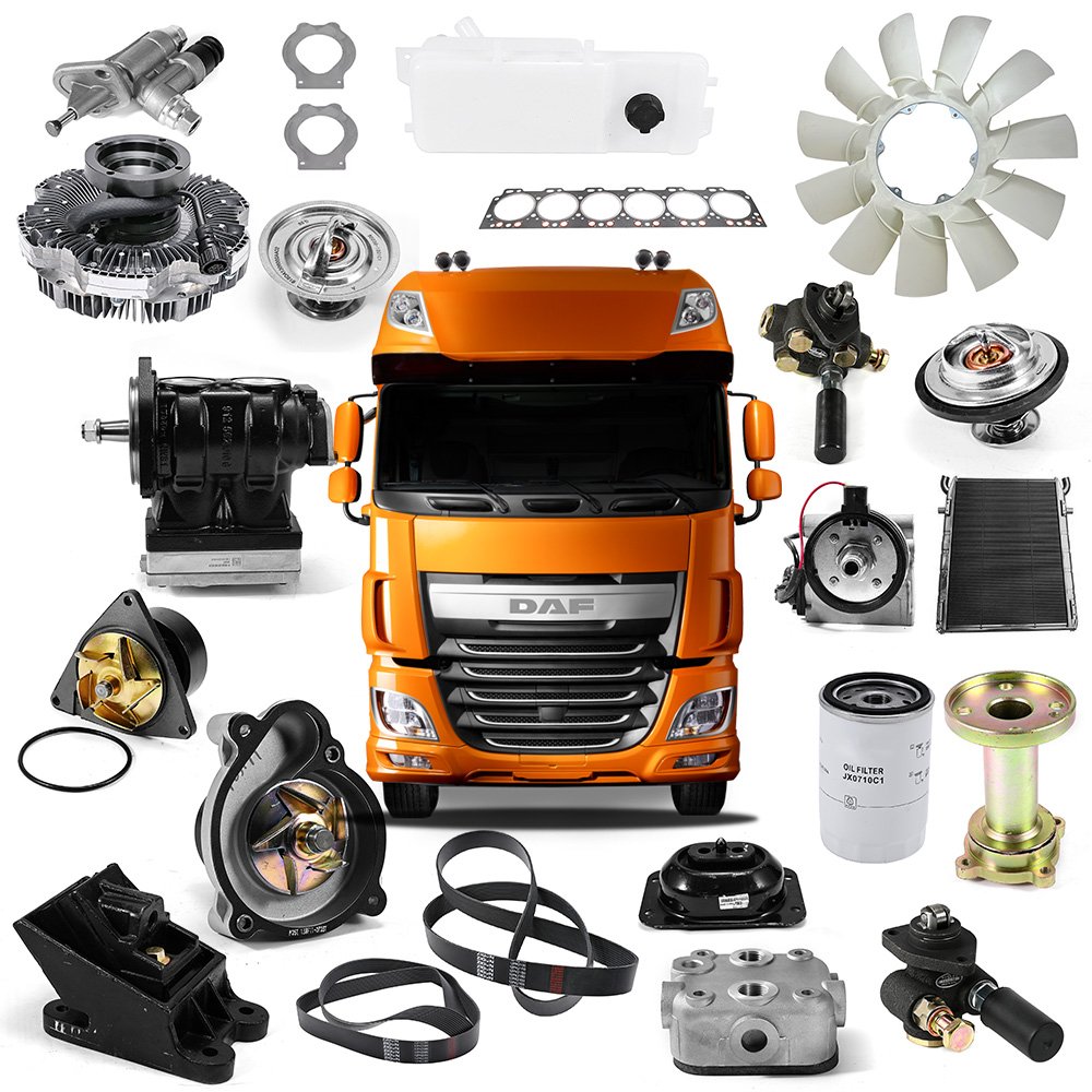 Factory Price Truck Engine Parts for JAC Heavy Dump Truck New Diesel Spare Parts Air Filter Fan Belt Thermostat Over 1500 Items