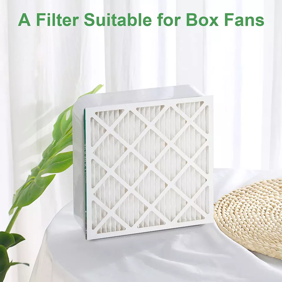 20x20x1 HVAC Air Filter Cardboard Pleated Panel AC Furnace Pre Filter for Ventilation G4 F5 F6 F7 F8 F9 MERV