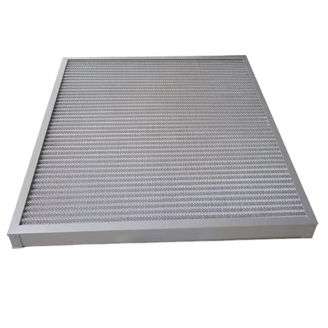 Industrial Dust Collection Coarse Air Filter Metal Mesh Primary Filter