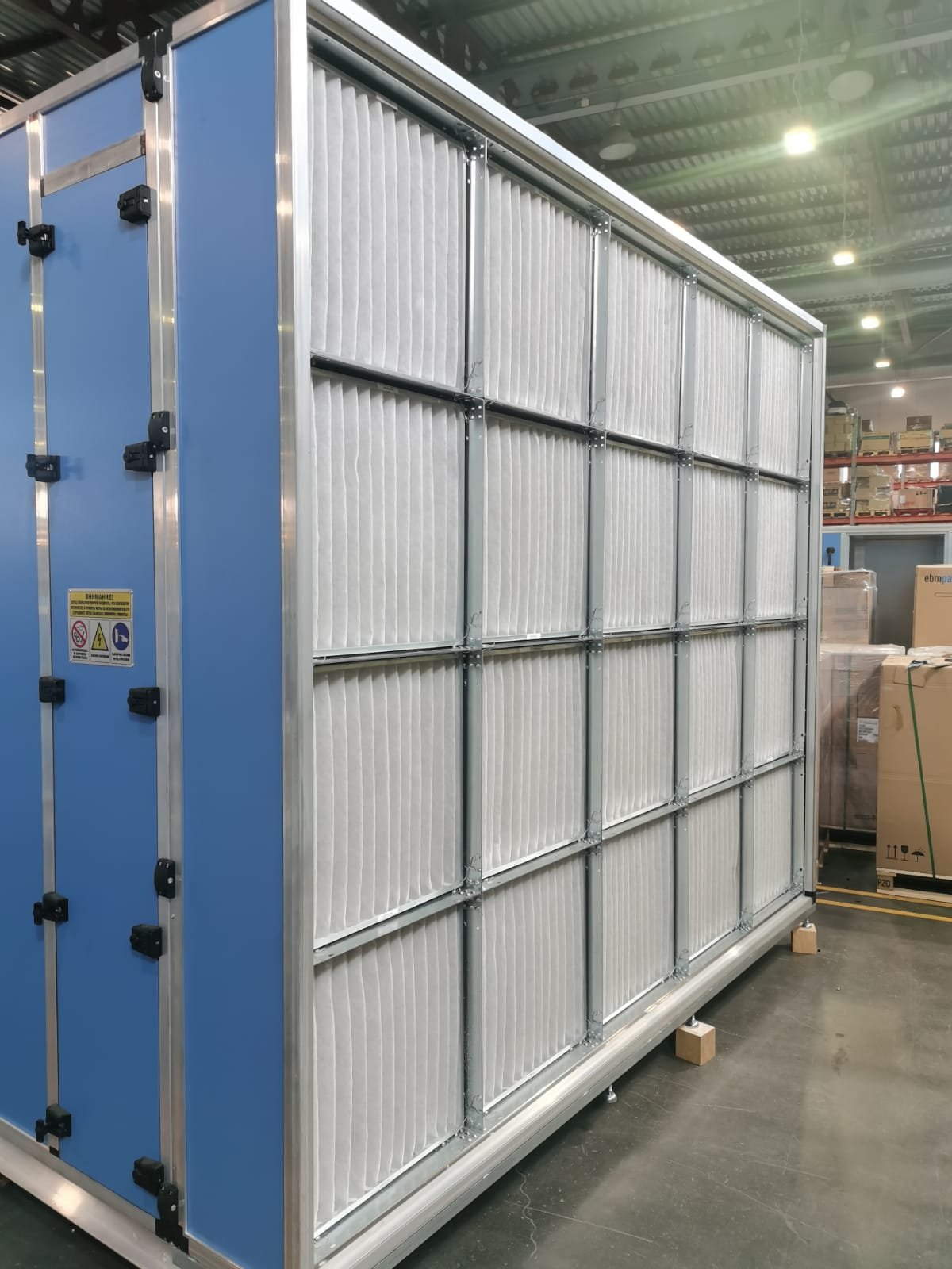 610x610x95/70 Pocket Filter Installation Frame Galvanized Pocket Filter Holding Frame
