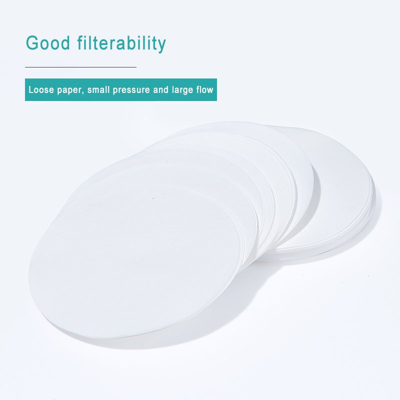 WEIAI Quantitative Filter Paper 7/9/11/15/18cm Chemical Industry Fast Medium Slow Engine Oil Ash test Filter Paper Laboratory