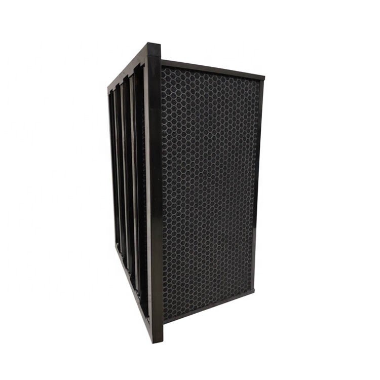 Activated Carbon air Filter V Bank Filter Big Dust Volume Collector