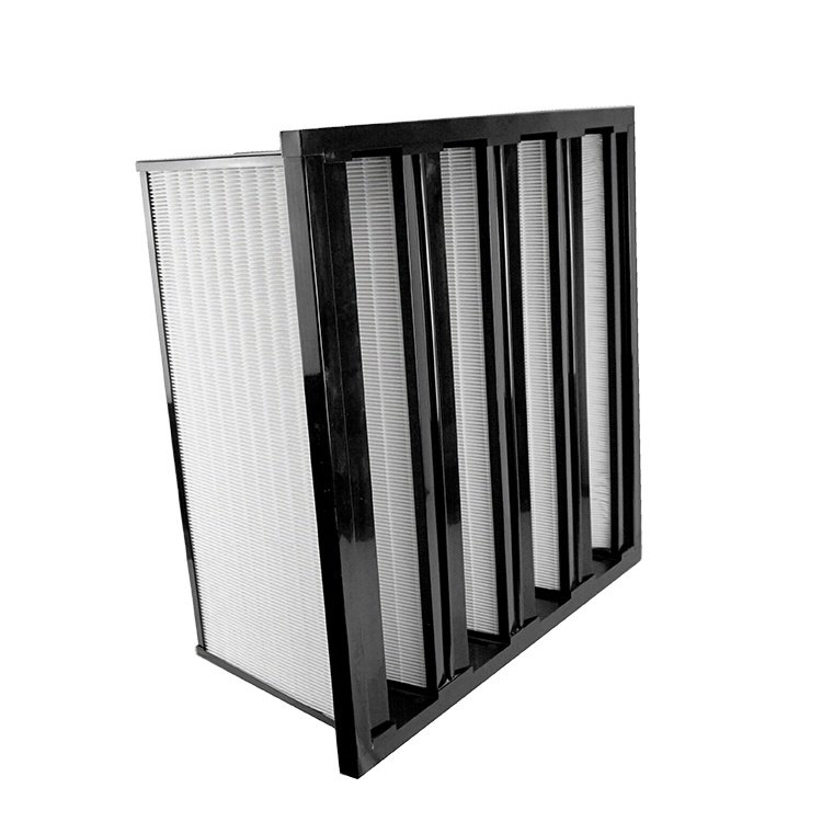 Activated Carbon air Filter V Bank Filter Big Dust Volume Collector