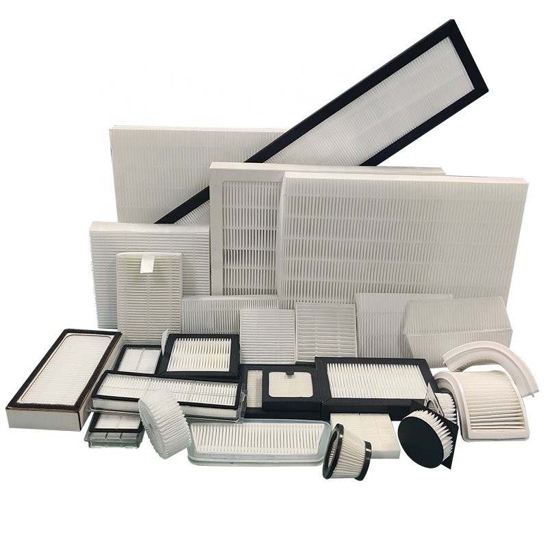 Custom H11 H12 H13 H14 Mini Pleated True HEPA Activated Carbon Filter for Air Purifier Vacuum Cleaner Air Condition Furnace