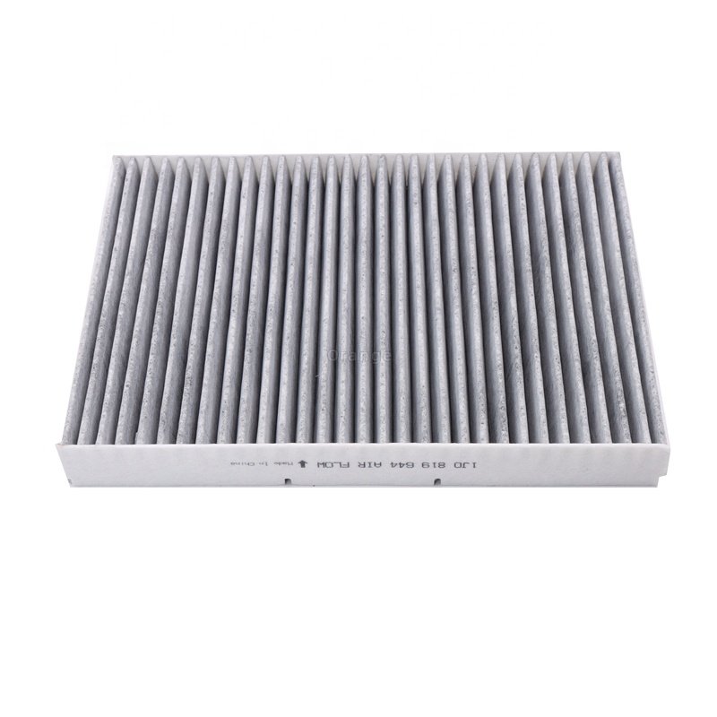 1JO 819 644 Cabin Air Filter 1HO819638B /1HO 819 644 / 1JO 819 644 for VOLKSWAGEN Car Air Conditioner System ORANGE 100 Pcs