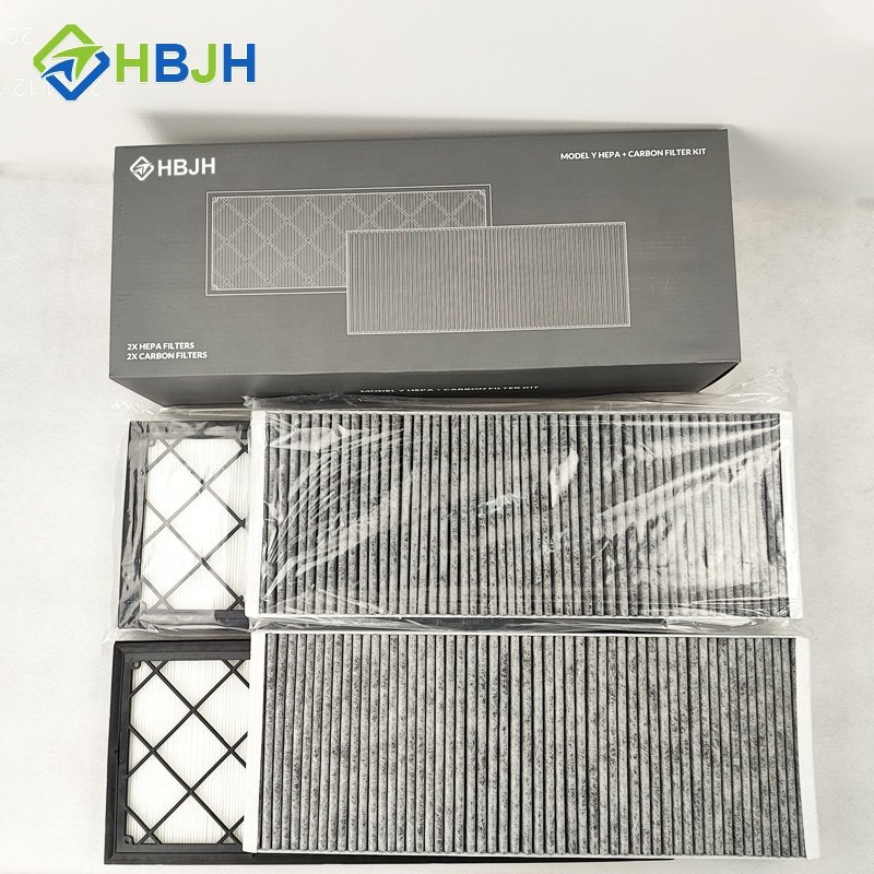 Car air Filter Upgrade for Tesla Model Y Cabin Air Filter HEPA Air Intake Filter for 2020-2024 Model Y Accessories Wholesale