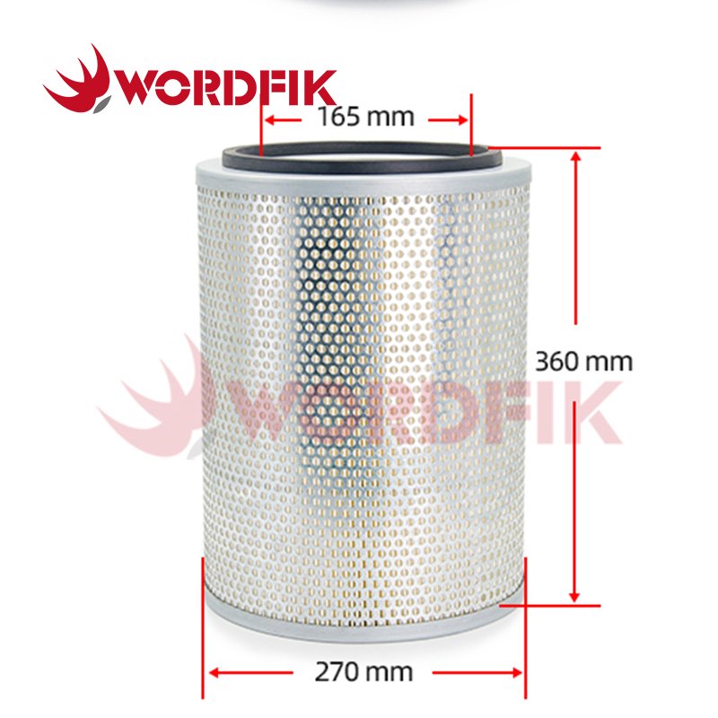 Wordfik Spare Parts F008 Vacuum Pump Air Filter Element Vacuum Inlet Cartridge Filter