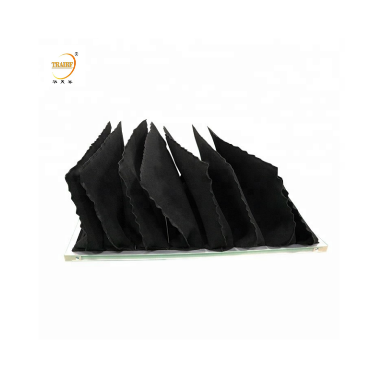 Industrial Pocket Medium Efficient Activated Carbon Bag Air Filter for Odor Remover