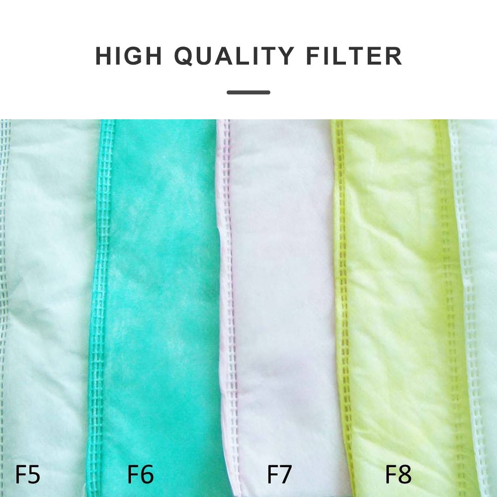 Customized Industrial Medium Efficiency Large Capacity air Filter Bags for air Conditioning or HVAC Filters