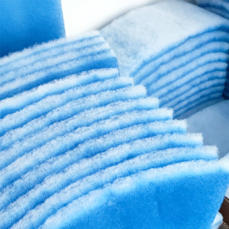 Customized G3 G4 G5 Color Cotton Filter Mats Media Preliminary Air Filter Material Manufacturer