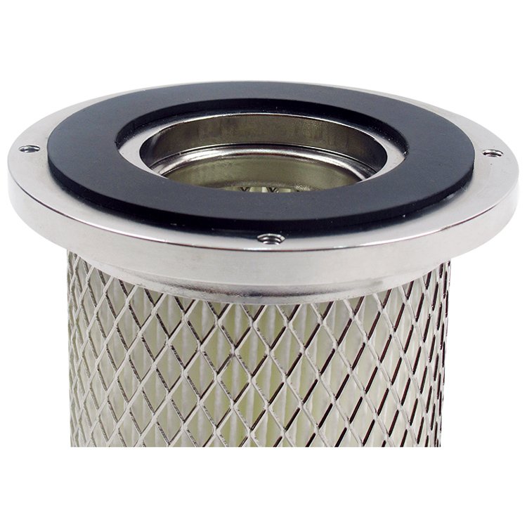 Customized High Efficiency Polyester Cloth Air Filter 47*114*128 Stainless Steel304 End Cover and Skeleton Air Dust Filter
