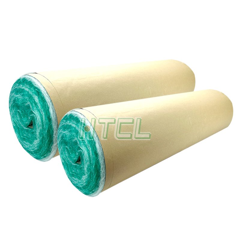 Customized Spray Booth Fiberglass Industry Dust Air Filtering Ceiling Filter Media Paint Booth Filter