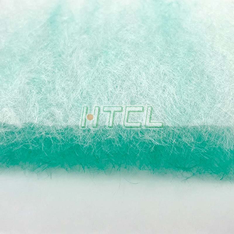 Customized Spray Booth Fiberglass Industry Dust Air Filtering Ceiling Filter Media Paint Booth Filter
