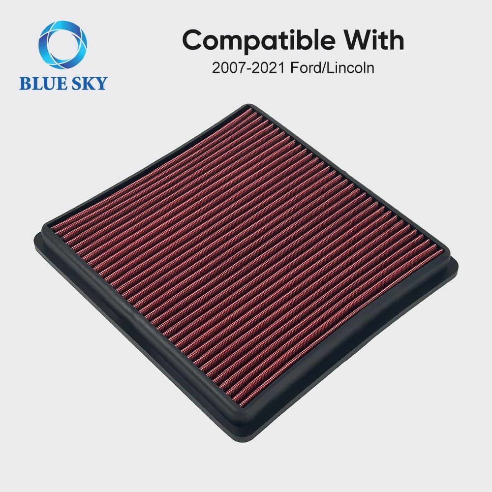 33-2385 High Flow Engine Air Filter for 2007-2021 Ford/Lincoln 7C3Z9601A AL349601CA FA1883 Car Air Filter 33-2385