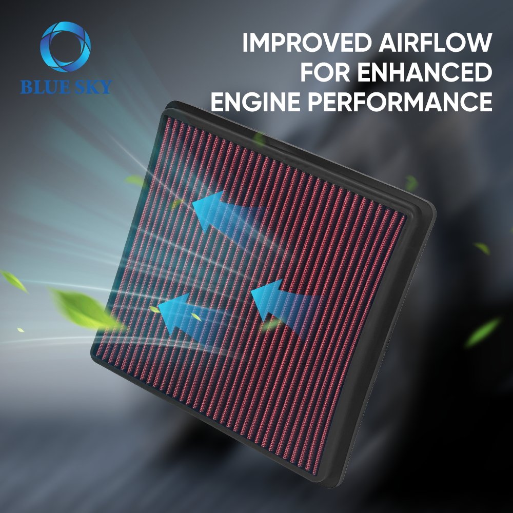 33-2385 High Flow Engine Air Filter for 2007-2021 Ford/Lincoln 7C3Z9601A AL349601CA FA1883 Car Air Filter 33-2385