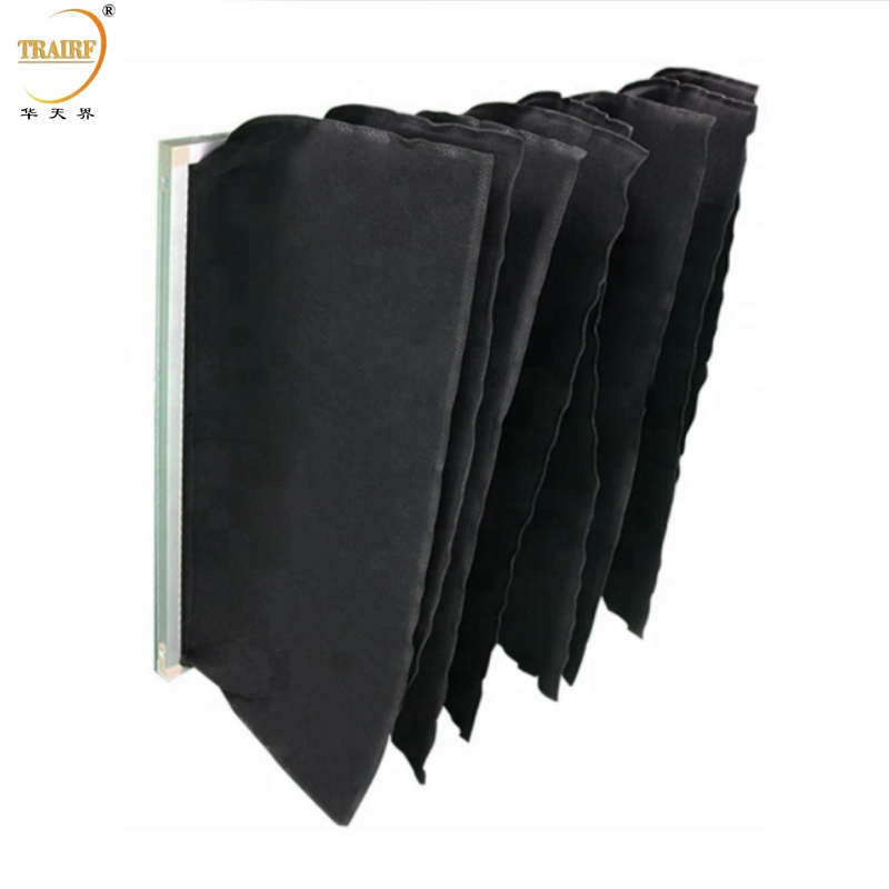 Industrial Primary Efficiency Activated Carbon Pocket Hepa Air Filter for Laminar Air Flow Hood