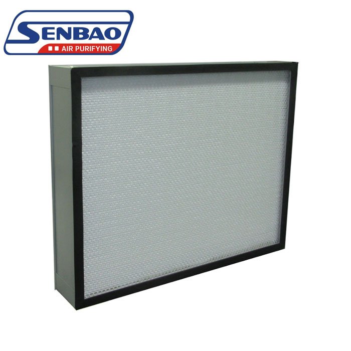 Mini-Pleat H13 H14 Microfiber High Efficiency Air Filter HEPA ULPA Panel Filter for Industrial Purposes New Condition