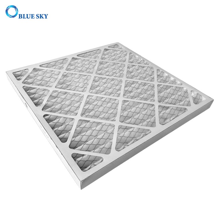 OEM Customized 24x24x2 Inch MERV 6 Panel Pleated AC Furnace Air Filter Air Conditioning Ventilation Filter