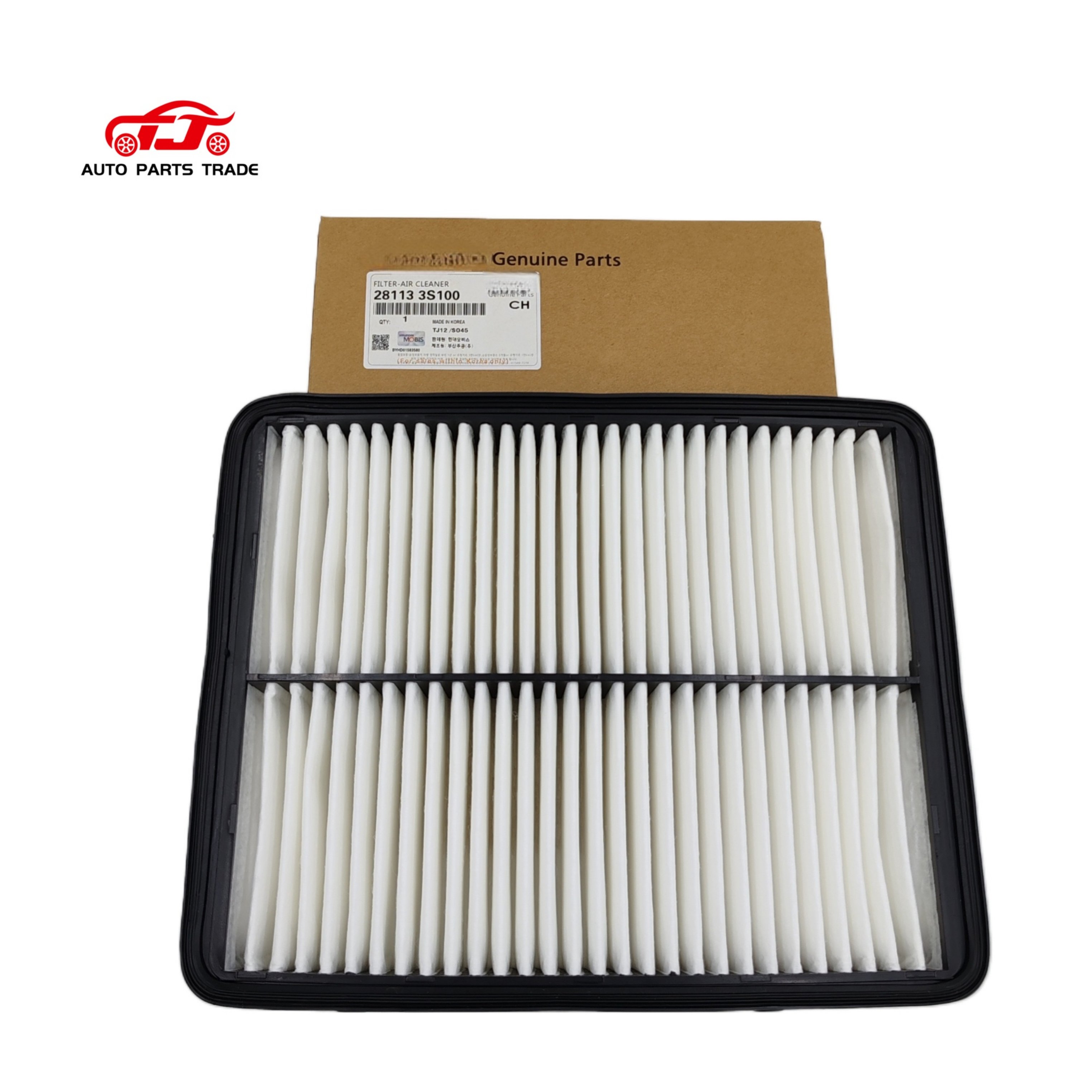 Black PP Sealed Fiber Non Woven Fabric for Hyundai Kia Automobile Engine Air Filter Production Line OEM 28113-3S100 28113-2P100