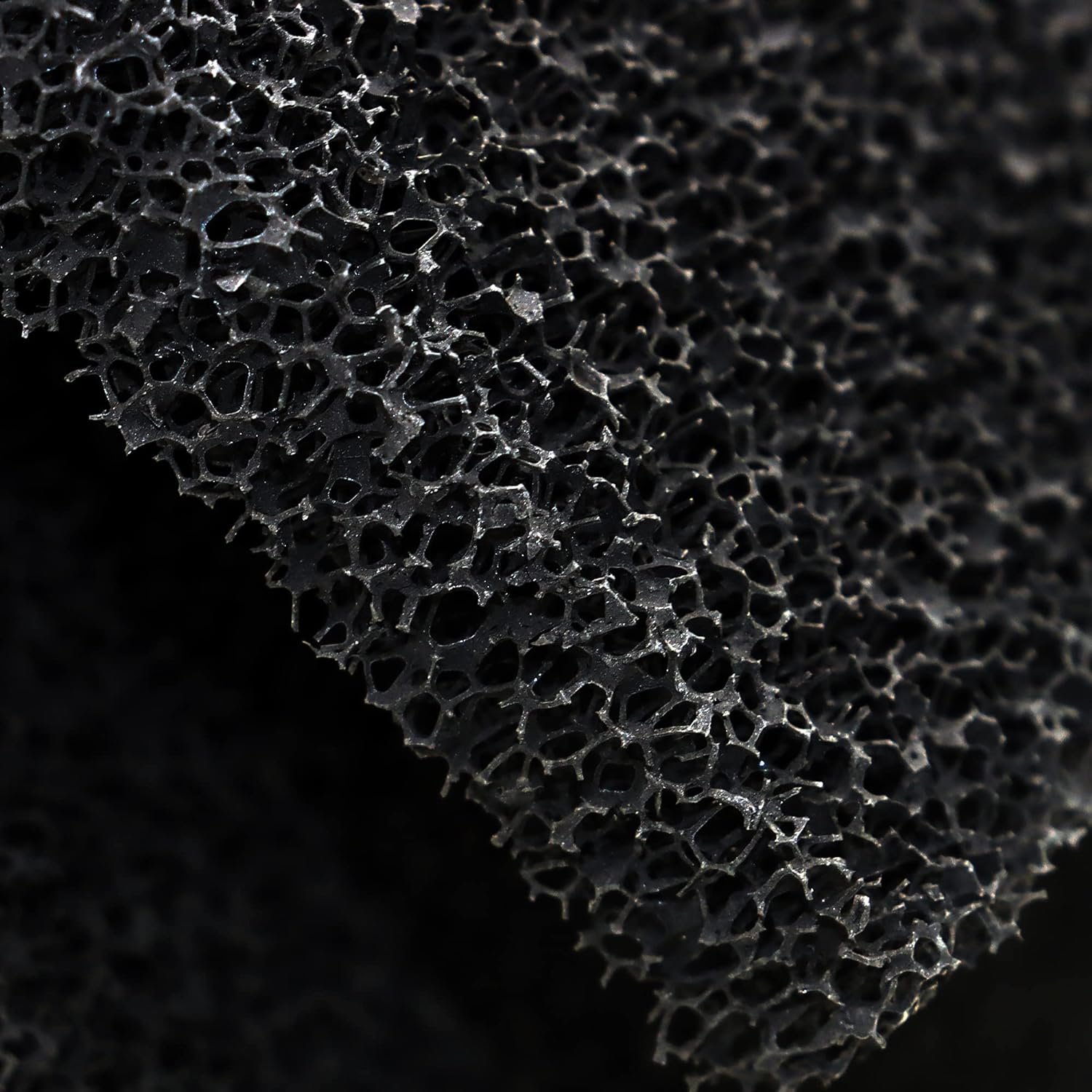 Woxin Customizable PU Foam Sponge Filter Reticulated Charcoal Activated Carbon Filter Mesh Air Filter Foam
