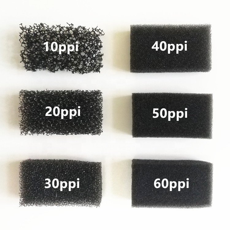 Customization High Density 10 20 30 40 50 60 Ppi Polyurethane Foam air Filter Polyurethane Sponge Manufacturer