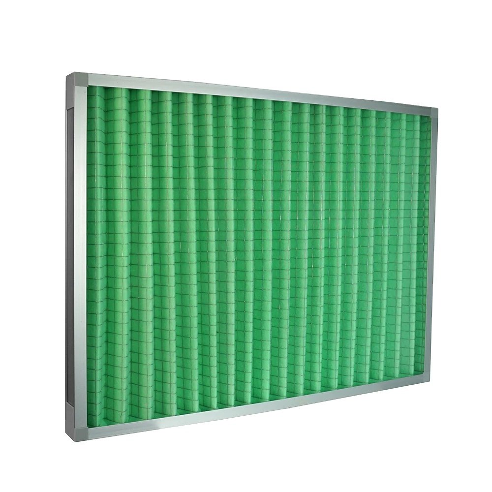 High Quality Primary Filter and Non Woven Fabric Pleated Panel air Filter