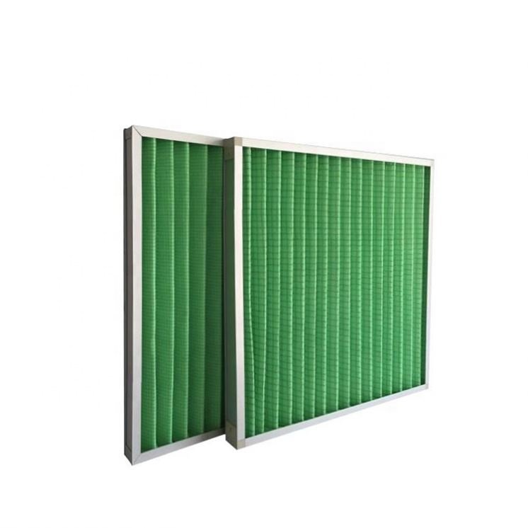 High Quality Primary Filter and Non Woven Fabric Pleated Panel air Filter
