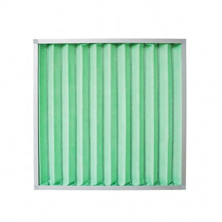 High Quality Primary Filter and Non Woven Fabric Pleated Panel air Filter