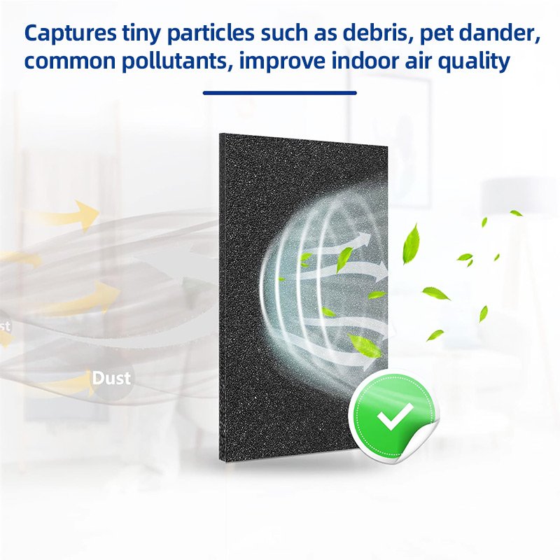 Customization 98% Smoke Removal Kitchen Disposal Air Filter Hotels Commercial Active Carbon Cotton Pre Air Filter Wholesale