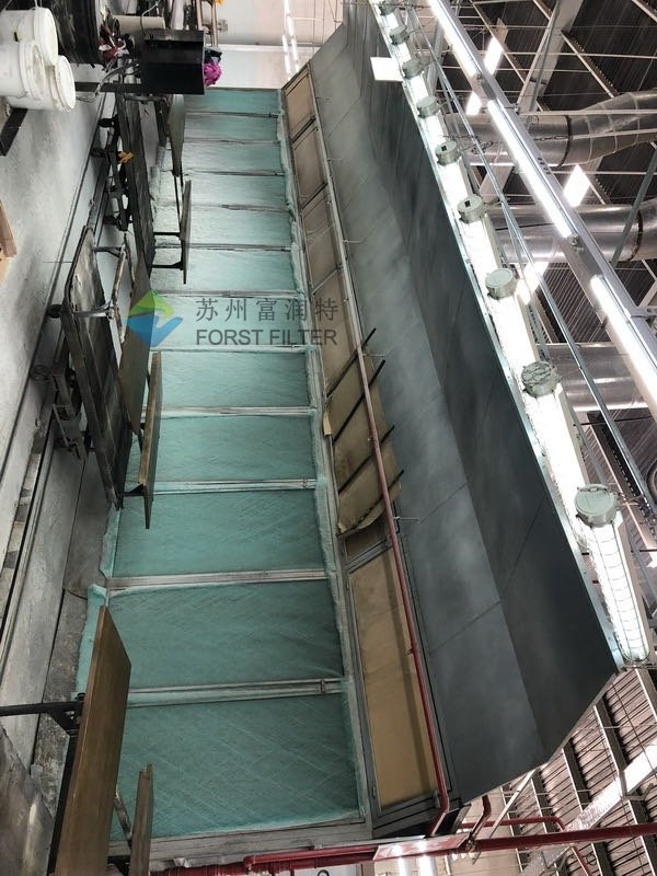 Fiberglass air Filter Roll Glass Fiber Paper Microfiber Cotton Filter Paint Shop Paint Blocking 50mm-100mm Thickness