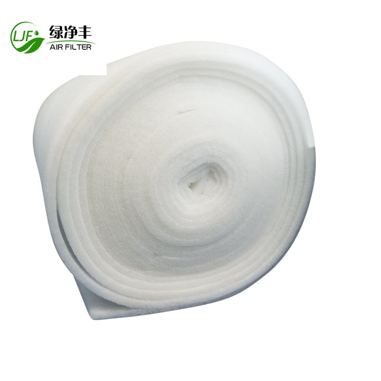 Eu2 Eu3 EU4 G2 G3 G4 Polyester Synthetic Fiber Filter Cotton Pre air Filter Paint Booth Filter Material Media Roll