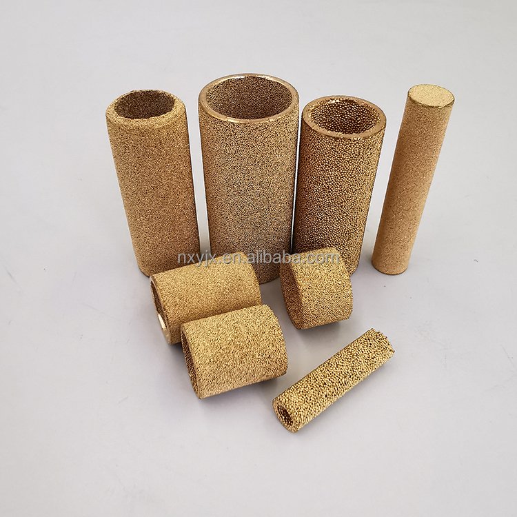 1-100micron Customize Porous Metal Sintered Copper Bronze Brass Filter Element Bronze Filter Plate
