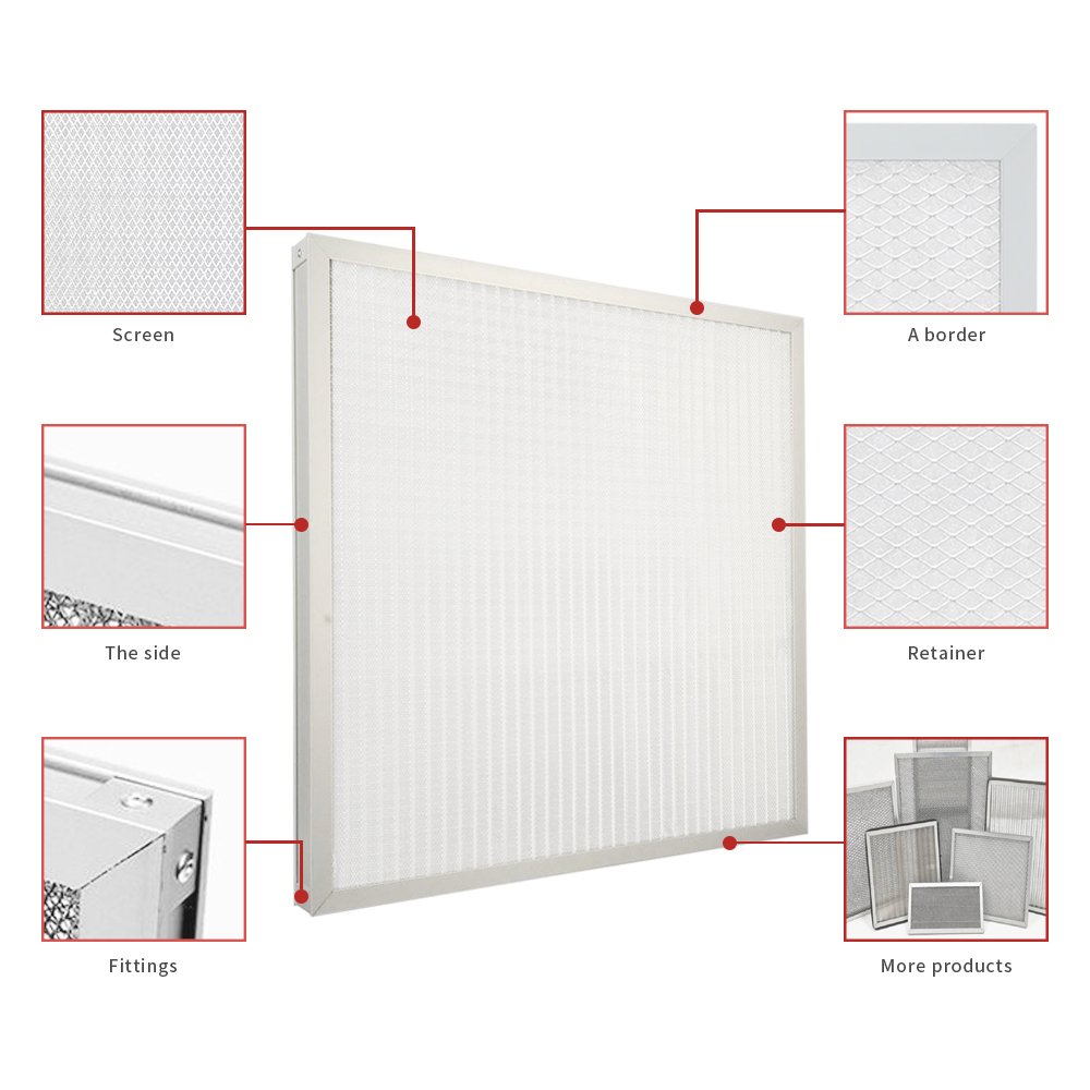 Cheap Wholesale Metal Frame air Pre Filter Household Dust Collector